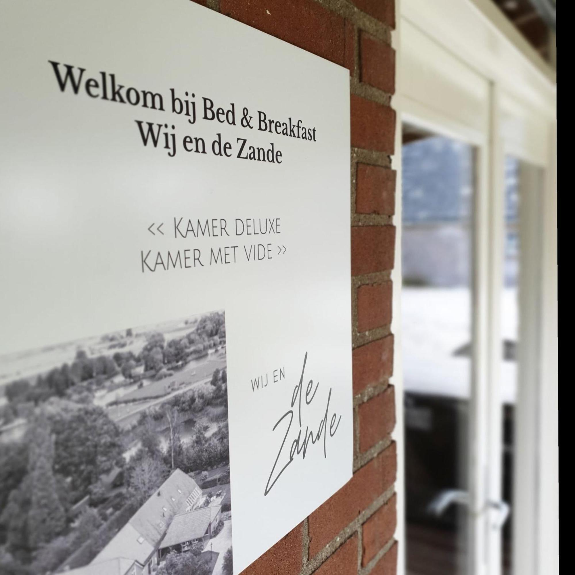 Bed And Breakfast 'Wij En De Zande' - Kamer Met Vide Kamperveen Ngoại thất bức ảnh